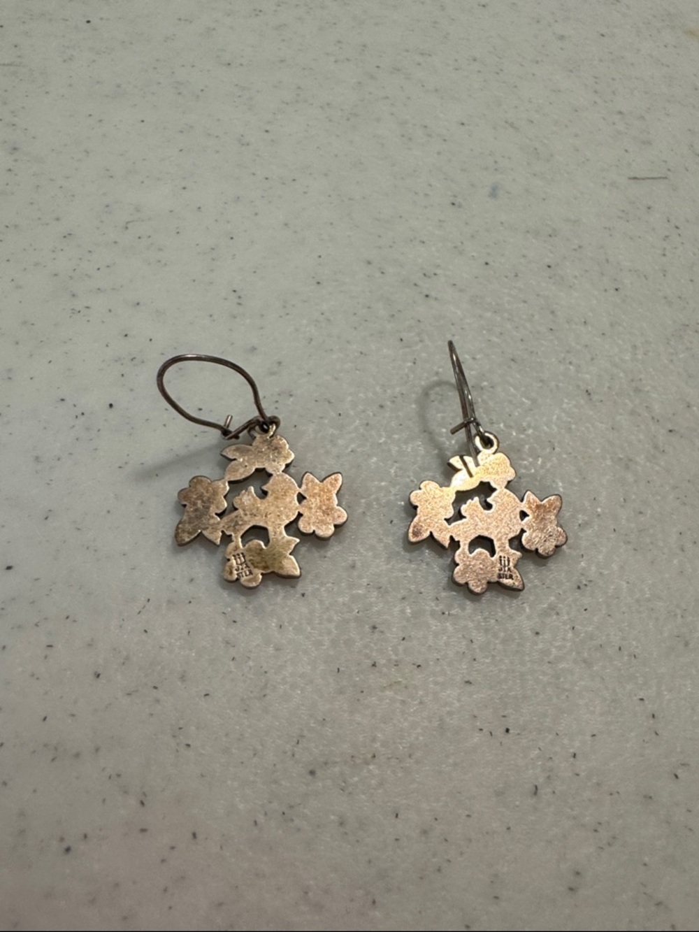 James Avery Bird & Flowers Sterling Silver Retired Earrings - Picture 3 of 6